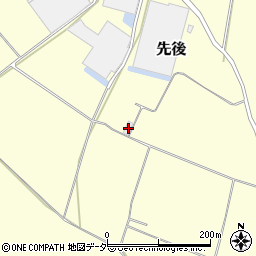 茨城県小美玉市先後612周辺の地図