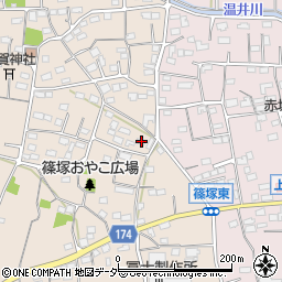 群馬県藤岡市篠塚426-9周辺の地図