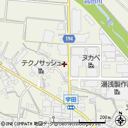 群馬県富岡市宇田264-3周辺の地図