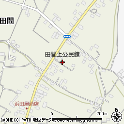 田間上公民館周辺の地図