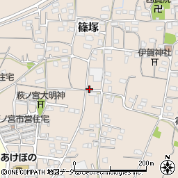 群馬県藤岡市篠塚529周辺の地図
