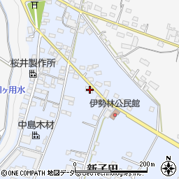 長野県佐久市新子田伊勢林1840周辺の地図