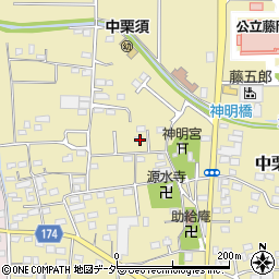 群馬県藤岡市中栗須628-1周辺の地図