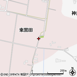 栃木県小山市東黒田54-2周辺の地図
