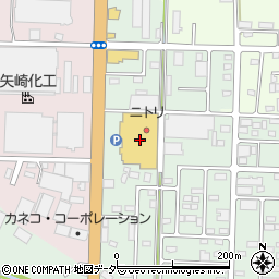 ニトリ太田店周辺の地図