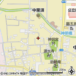 群馬県藤岡市中栗須628-2周辺の地図