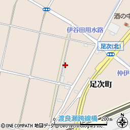 群馬県館林市足次町869周辺の地図