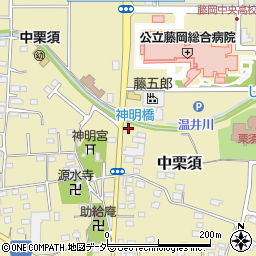 群馬県藤岡市中栗須572-4周辺の地図