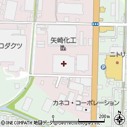 矢崎化工太田工場周辺の地図
