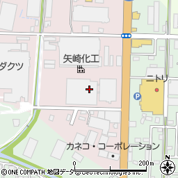 矢崎化工株式会社　太田工場周辺の地図