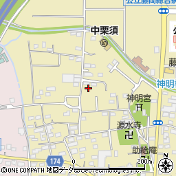 群馬県藤岡市中栗須689周辺の地図