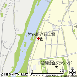 株式会社竹花組　佐久砕石工場周辺の地図