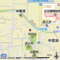 群馬県藤岡市中栗須695-26周辺の地図