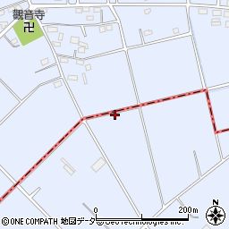 埼玉県本庄市新井201周辺の地図