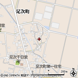 群馬県館林市足次町227-1周辺の地図