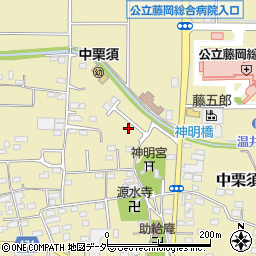 群馬県藤岡市中栗須695-20周辺の地図