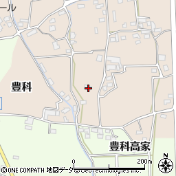 長野県安曇野市豊科42周辺の地図