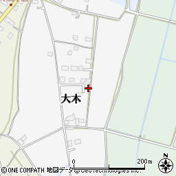 茨城県結城市大木2403-28周辺の地図