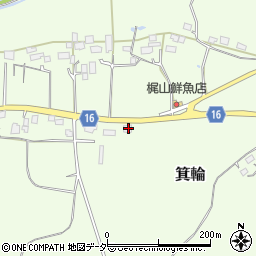 茨城県鉾田市箕輪2176周辺の地図