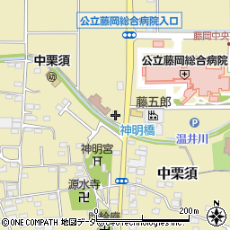 群馬県藤岡市中栗須870周辺の地図