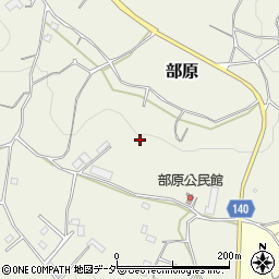 茨城県石岡市部原周辺の地図