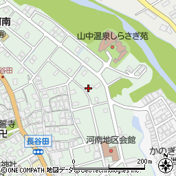 石川県加賀市山中温泉長谷田町ト周辺の地図
