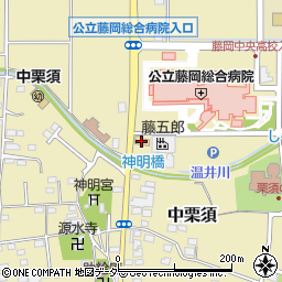 株式会社藤五郎　藤岡工場周辺の地図