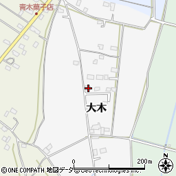 茨城県結城市大木2403-11周辺の地図