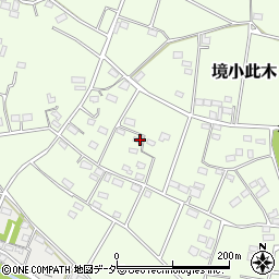 群馬県伊勢崎市境小此木432周辺の地図