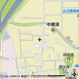 群馬県藤岡市中栗須703周辺の地図