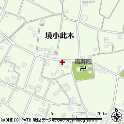 群馬県伊勢崎市境小此木492周辺の地図