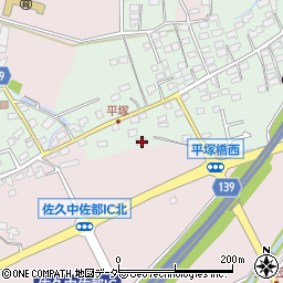 長野県佐久市平塚246-2周辺の地図