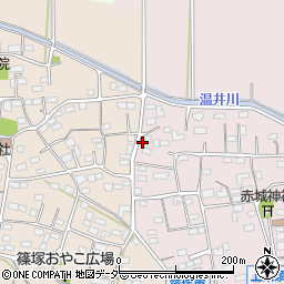 群馬県藤岡市上栗須313-16周辺の地図