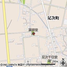 群馬県館林市足次町292周辺の地図