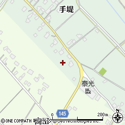 茨城県小美玉市手堤322周辺の地図