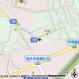 長野県佐久市平塚250周辺の地図