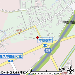 長野県佐久市平塚243周辺の地図