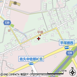 長野県佐久市平塚144周辺の地図