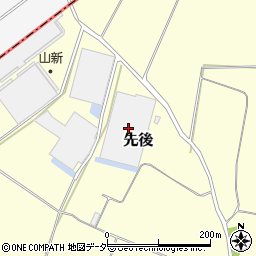 茨城県小美玉市先後606周辺の地図