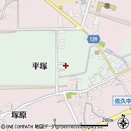 長野県佐久市平塚265-15周辺の地図
