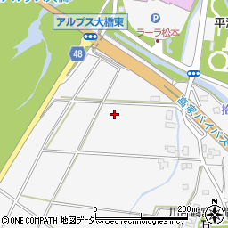 長野県松本市島内平瀬川西周辺の地図