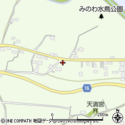 茨城県鉾田市箕輪1696-4周辺の地図