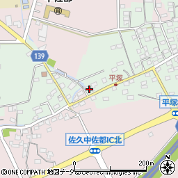 長野県佐久市平塚251周辺の地図