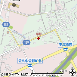 長野県佐久市平塚147周辺の地図