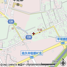 長野県佐久市平塚143周辺の地図