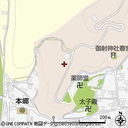 長野県松本市浅間温泉周辺の地図
