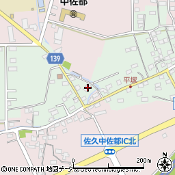 長野県佐久市平塚253周辺の地図