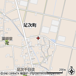 群馬県館林市足次町237周辺の地図