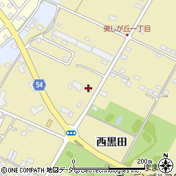 栃木県小山市西黒田297周辺の地図