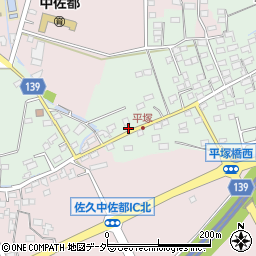 長野県佐久市平塚143-2周辺の地図